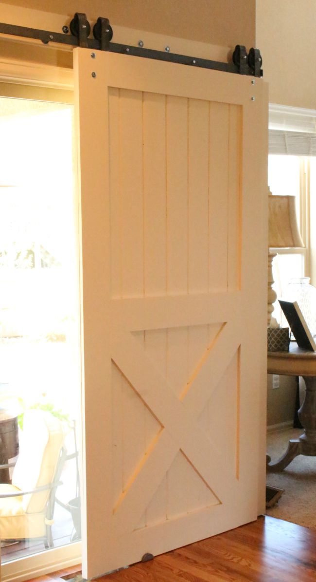 Barn Doors for Patio Slider - The House of Silver Lining