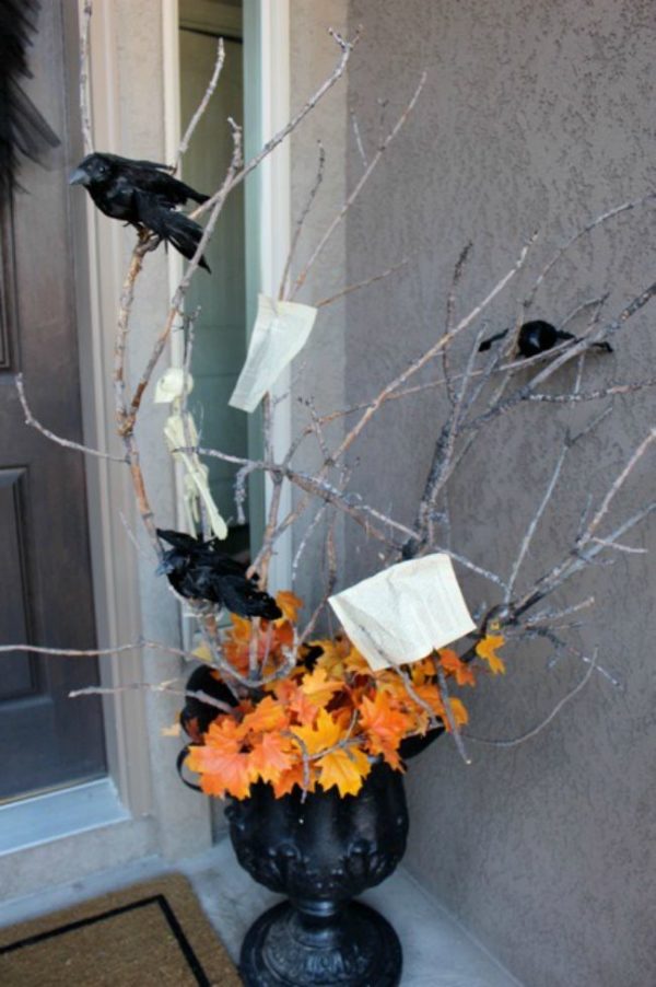 Fall Decorating Ideas With Tree Branches - The House of Silver Lining