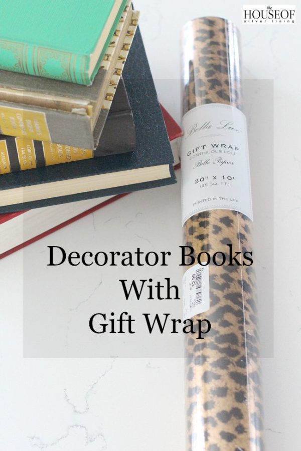 Wrapping Books with Gift Wrap The House of Silver Lining