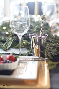 Elegant Holiday Tablescape - The House of Silver Lining