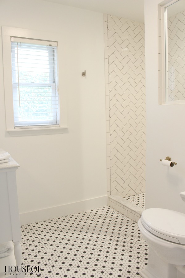 Modern Black and White Bathroom Reveal — Sarah Montgomery Interiors