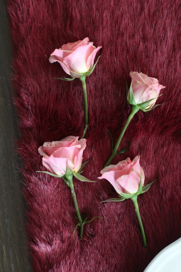 Simple Valentines Day Floral Arrangement