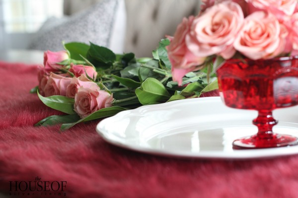 Simple Valentines Day Floral Arrangement