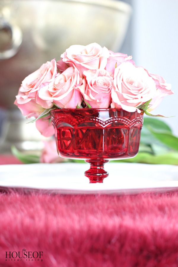 simple Valentines Day Floral Arrangement