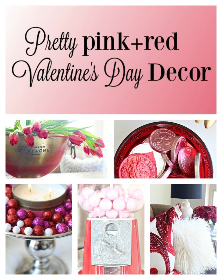 Pretty Pink + Red Valentine’s Day Decor