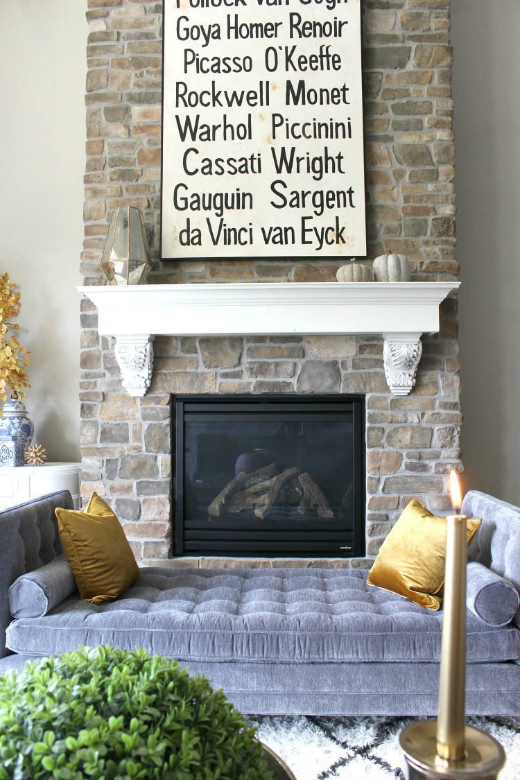 Glam Cozy Fall Living Room - The House of Silver Lining