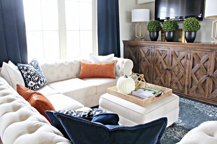 modern-fall-home-tour-with-navy-and-orange