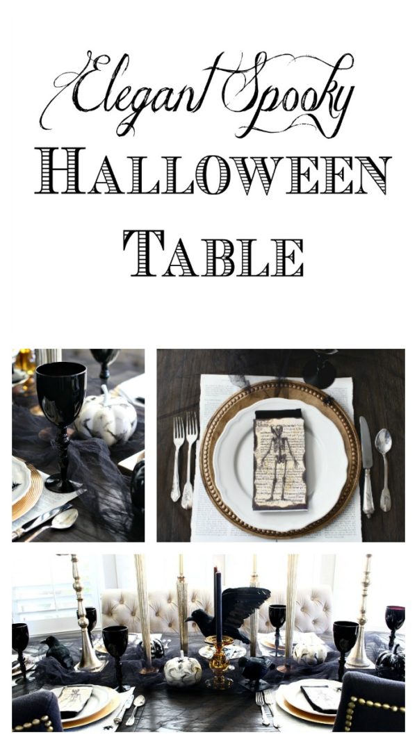 Elegantly Spooky Halloween Table - The House of Silver Lining