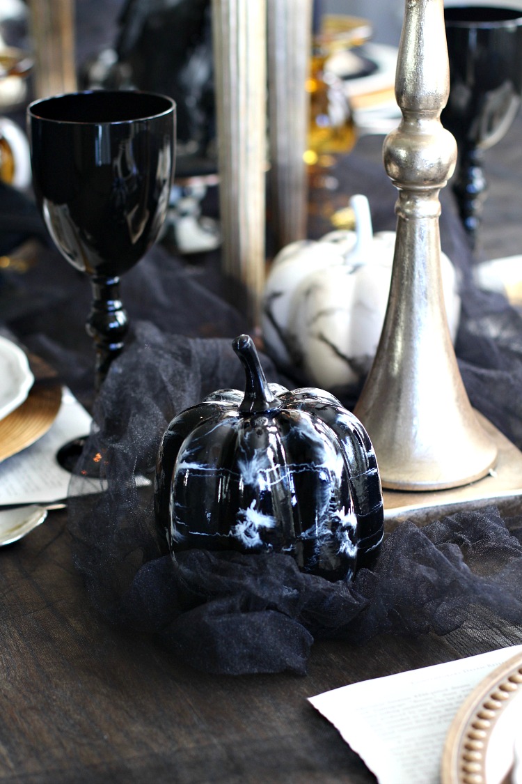 Elegantly Spooky Halloween Table - The House of Silver Lining