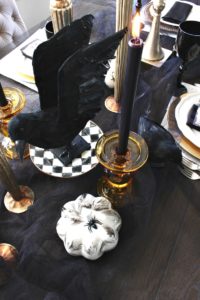 Elegantly Spooky Halloween Table - The House of Silver Lining