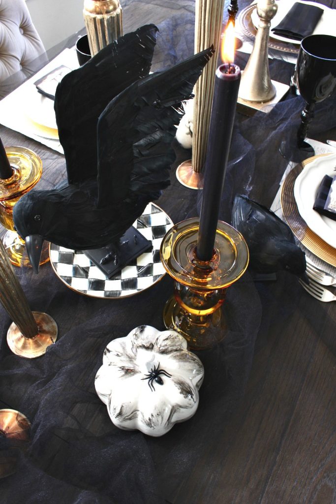 Elegantly Spooky Halloween Table - The House of Silver Lining