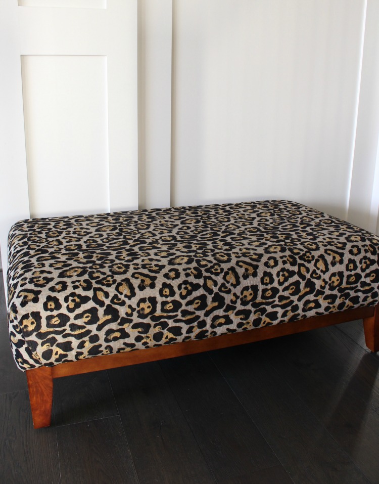 Leopard ottoman deals