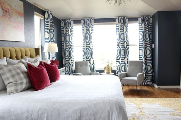 Bold, Beautiful, & Glamorous Master Bedroom - The House of Silver Lining
