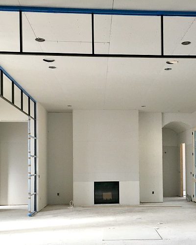 The Forest Modern: Drywall is Complete!!