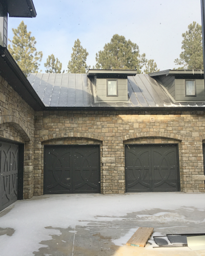 The Forest Modern: Exterior Paint and Stone