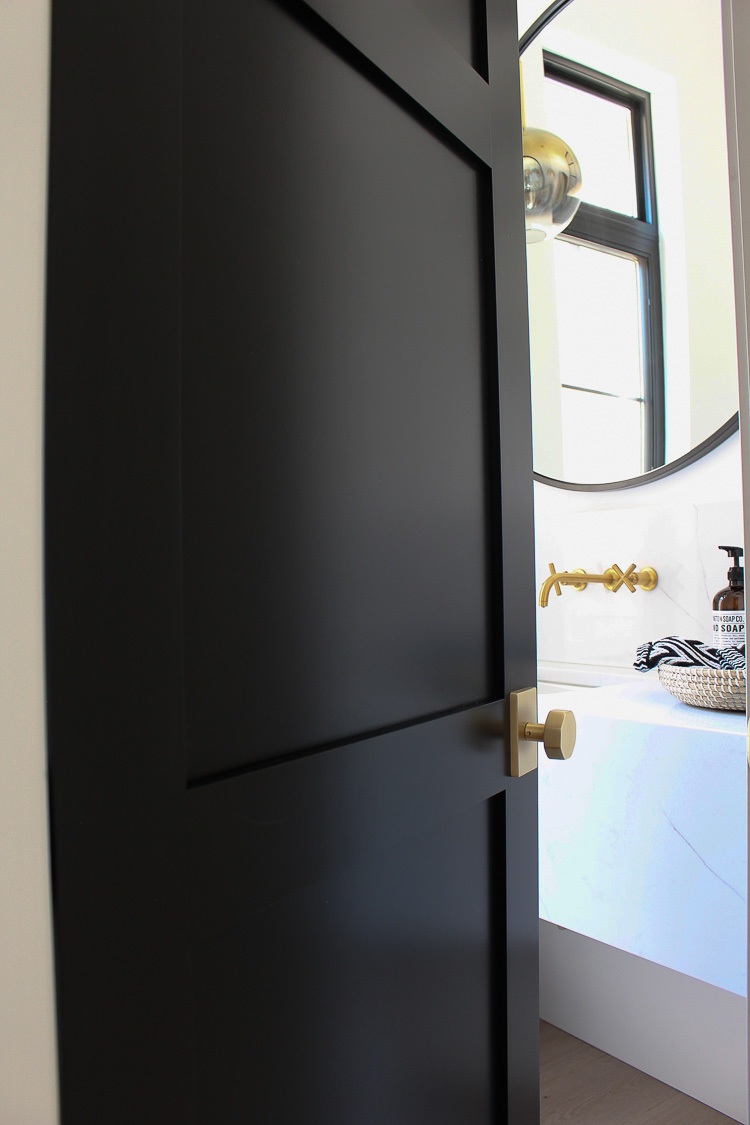 tricorn black interior door