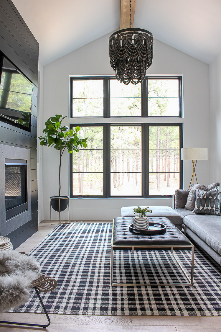 black-tufted-leather-coffee-table-ottoman