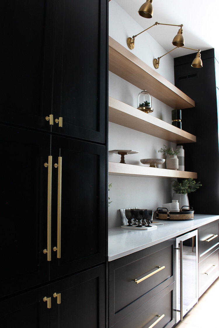 The Forest Modern: Our Chic Black Butler's Pantry - The House of Silver  Lining