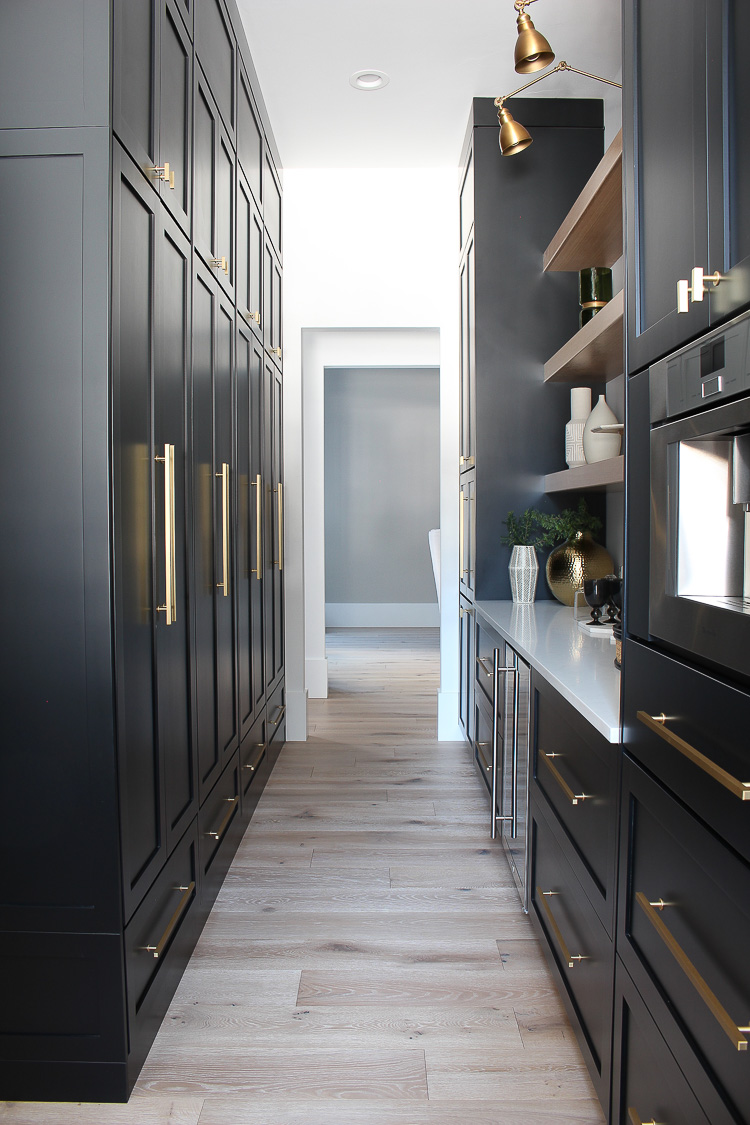 The Forest Modern Our Chic Black Butler's Pantry The