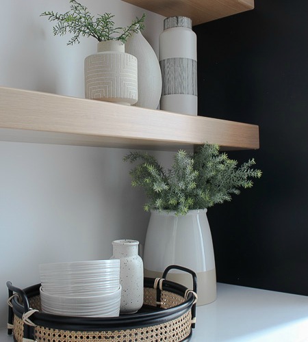 The Forest Modern: Our Chic Black Butler’s Pantry