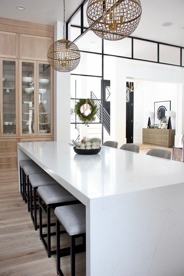 The Forest Modern Christmas Home Tour: The Kitchen - The House of Silver  Lining