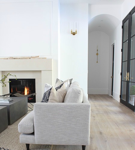 Our Sleek Minimalist Living Room