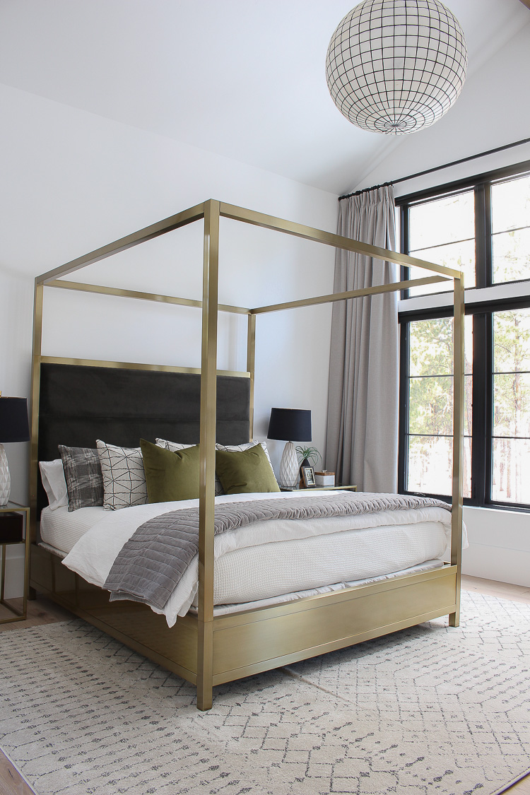 Master bedroom canopy deals bed