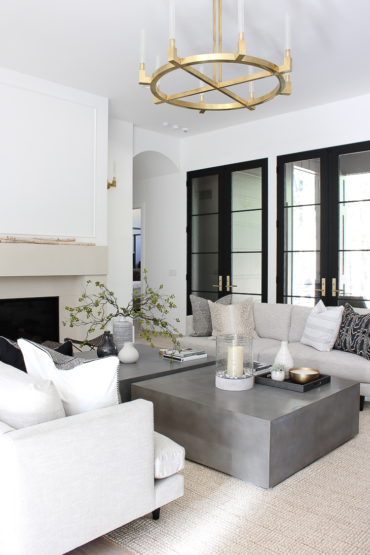 Our Sleek Minimalist Living Room - The House of Silver Lining