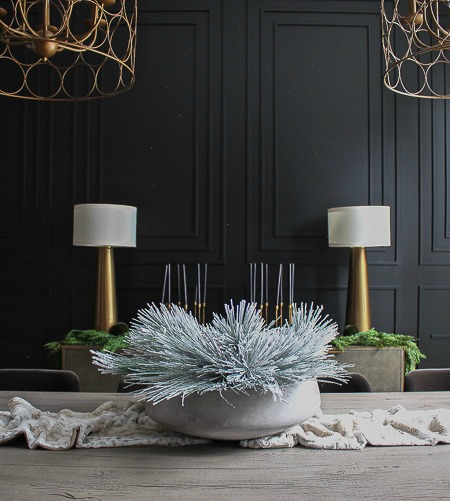 Our Bold Black Dining Room Reveal, Styled For Christmas