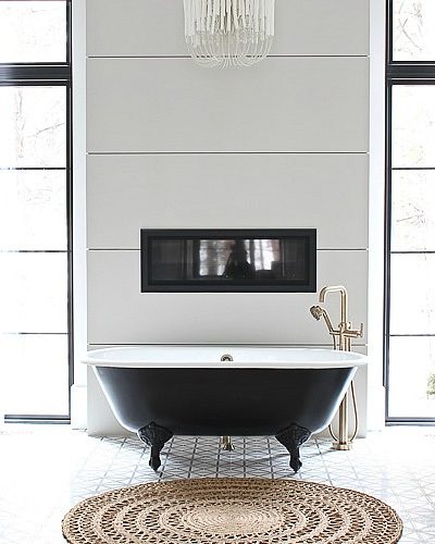 Organically Styled Master Bathroom With Drew Barrymore Flower Home