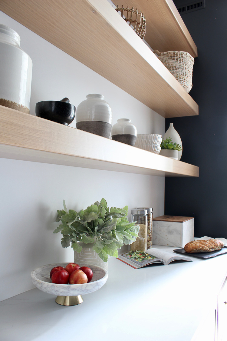 Butler S Pantry Open Shelf Styling 3 Simple Tips To An Organic