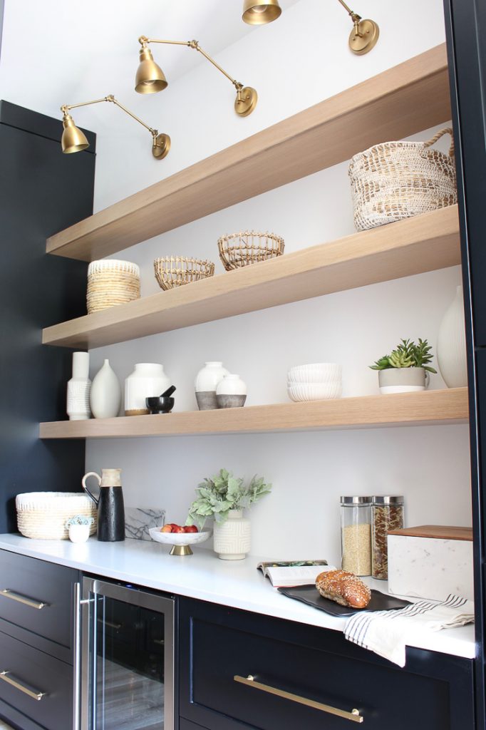 Butler's Pantry Open Shelf Styling 3 Simple Tips To An Organic Styling