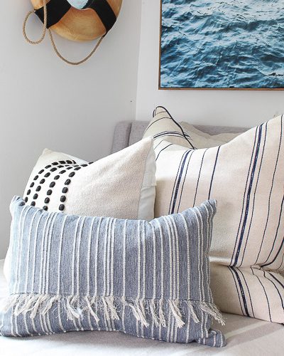 A Coastal Theme Bedroom Makeover at Our Beach Cottage