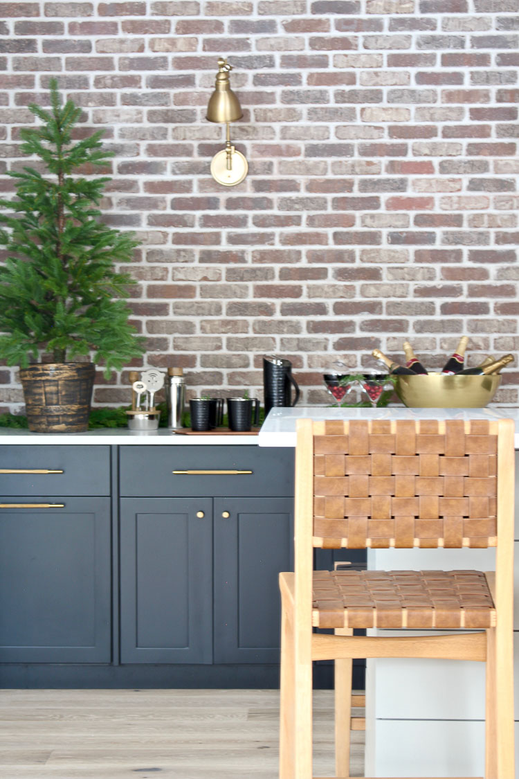 Industrial Modern Bar With Festive Holiday Style The House Of