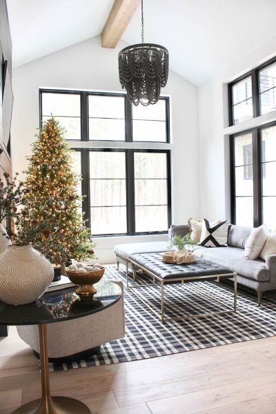 Winter Wonderland Christmas Home Tour: Living Room and Family Room ...