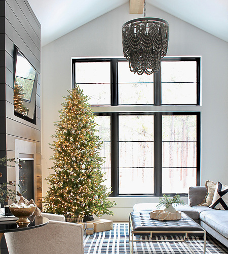 Winter Wonderland Christmas Home Tour: Living Room and Family Room
