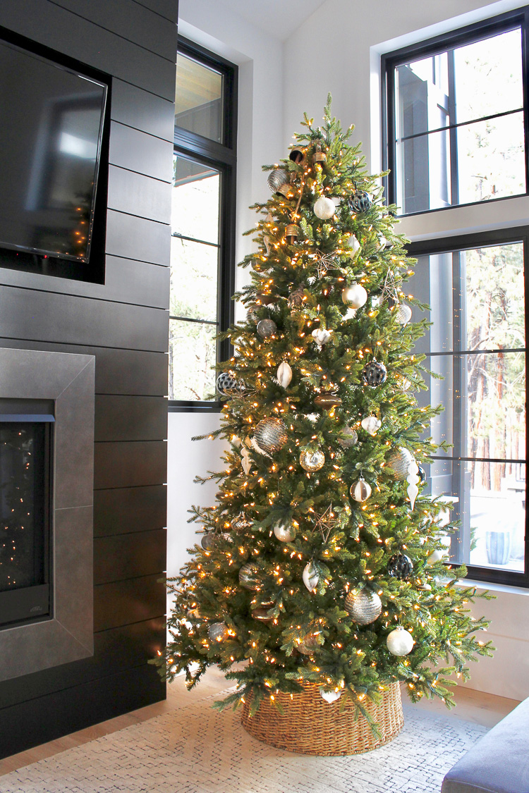 Gold, Silver, and Hymnal Themed Christmas Tree - Pine and Prospect Home