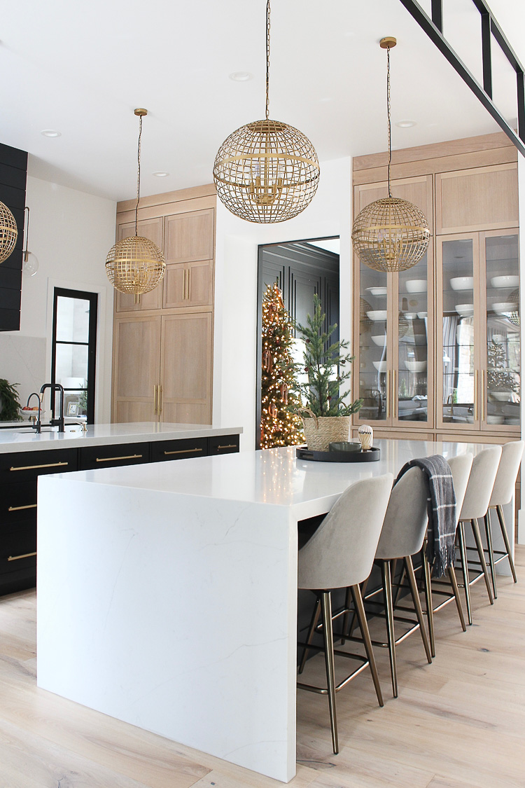 The Forest Modern Christmas Home Tour: The Kitchen - The House of Silver  Lining